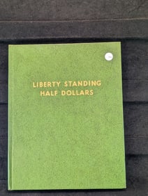 EMPTY Liberty Standing Half Dollars Whitman Book