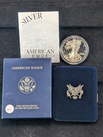 2003-W American Silver Eagle in OGP with COA