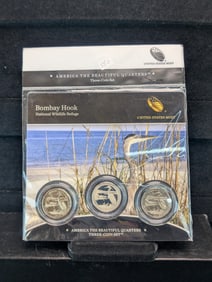 2015 P,D&S America the Beautiful Bombay Hook Quarter Set from Mint. Sealed.