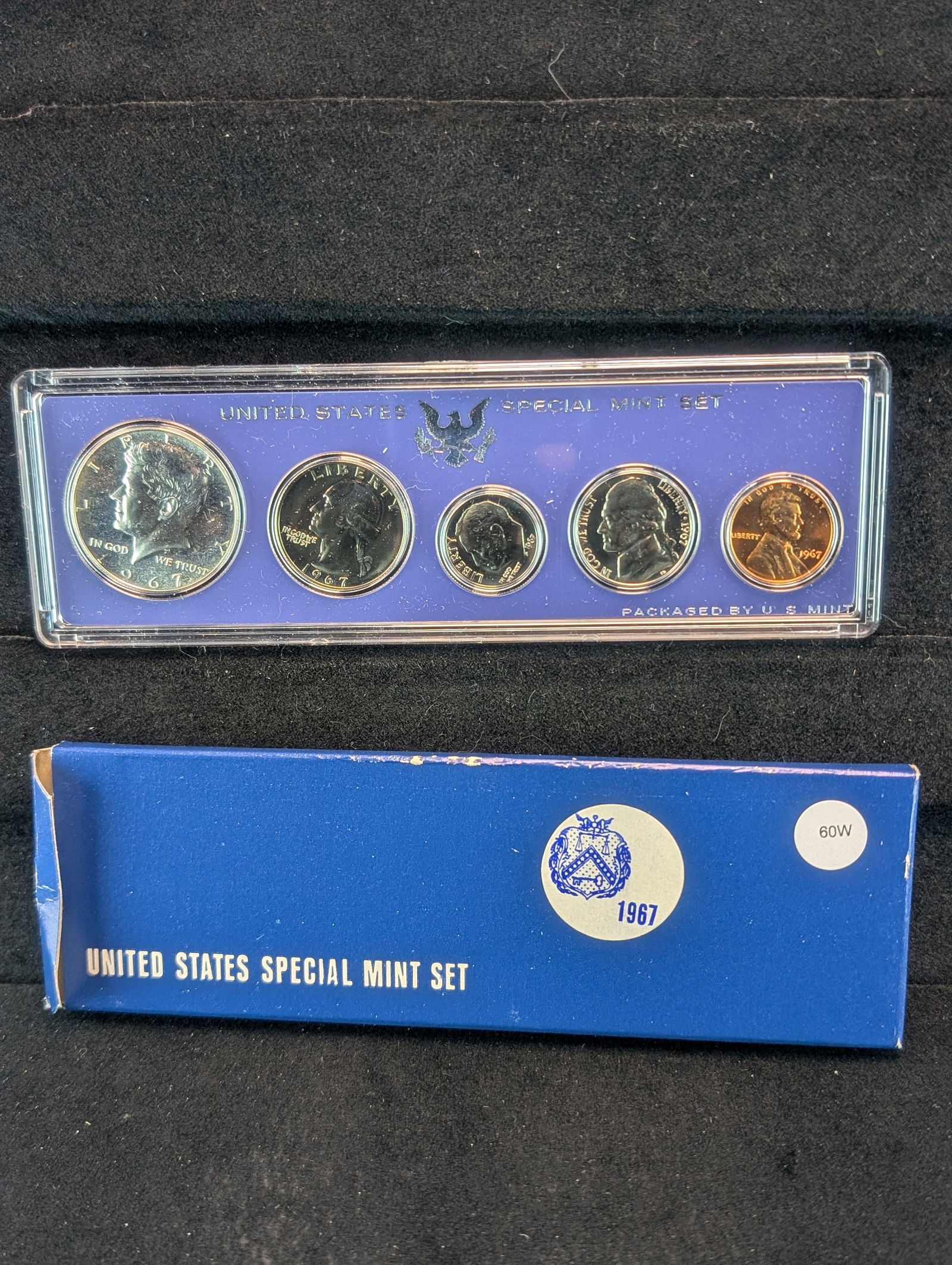 1967 U.S. Mint Special Mint Set - Contains a 40% Silver Kennedy Half Dollar (1 of 3)