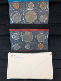 1976 P&D U.S. Mint Uncirculated Set - Contains the P&D Eisenhower Dollars, 12 Coin Set