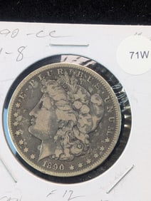 1890 CC Morgan Dollar VAM -8 Fine+