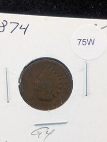 1874 Indian Head Cent