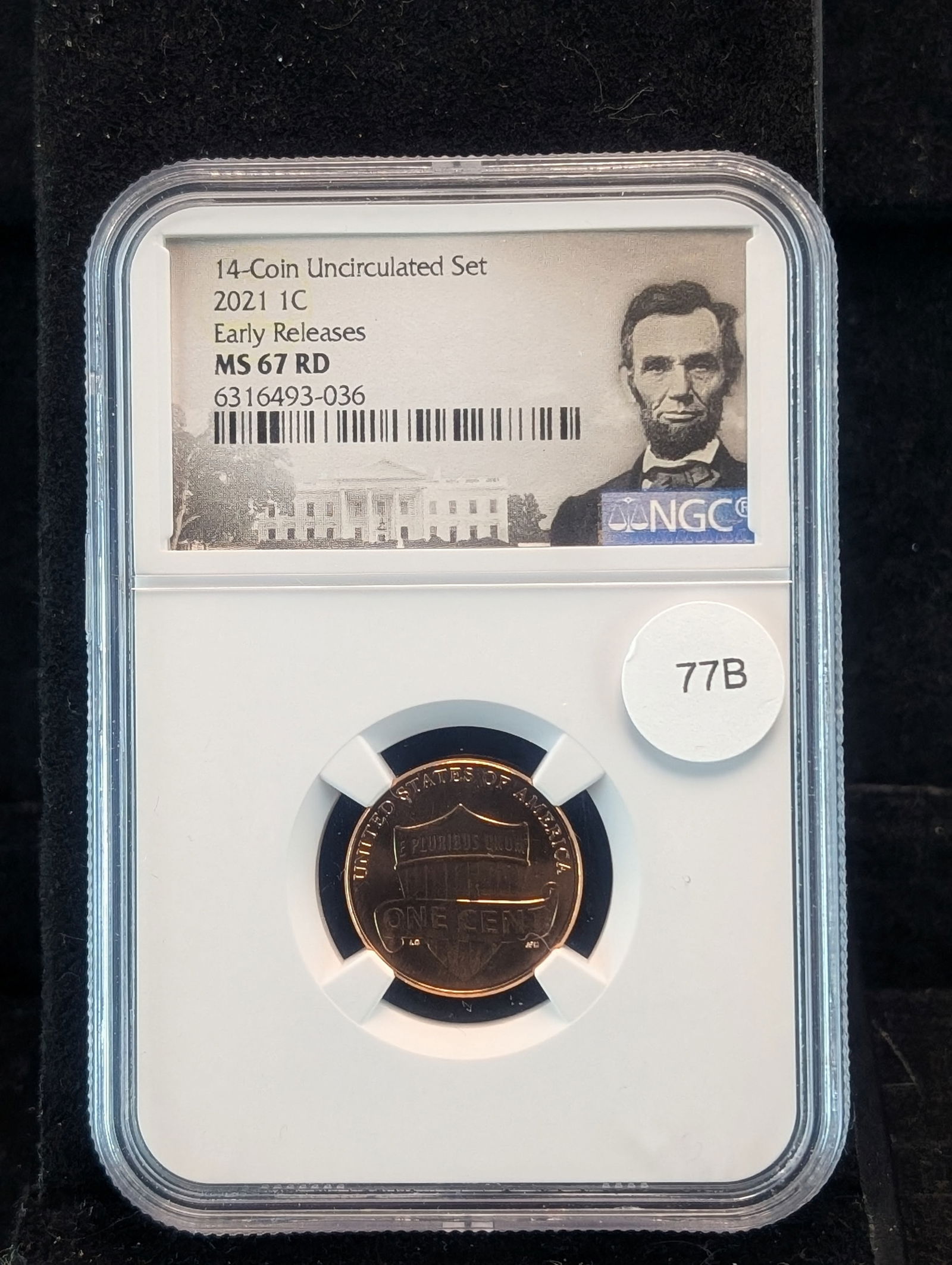 2021 Early Release Lincoln Cent NGC MS67 RD (1 of 3)