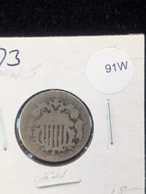 1873 Shield Nickel