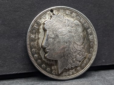 1921 Cut Out Morgan Silver Dollar **NEAT COIN!!**