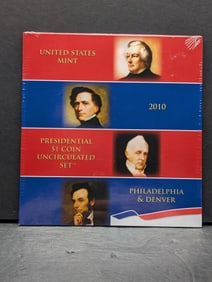 2010-P&D U.S. Mint Presidential $1 Coin Uncirculated Set in OGP w/ COA