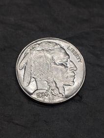 **BRILLIANT UNC** 1934 Indian Head Buffalo Nickel