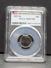 2023-D Roosevelt Dime - PCGS MS67 FB *Advanced Release*