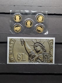 Presidential Dollar Collection in Gem Proof Condition