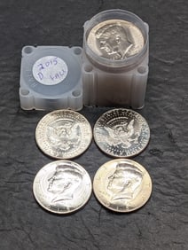 Full Tube of 2015-D Kennedy Half Dollars (20 PCS)
