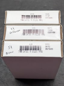 Partial Set of Westward Journey Nickels Collection - Full Rolls of P&D Mint in Original Mint Boxes