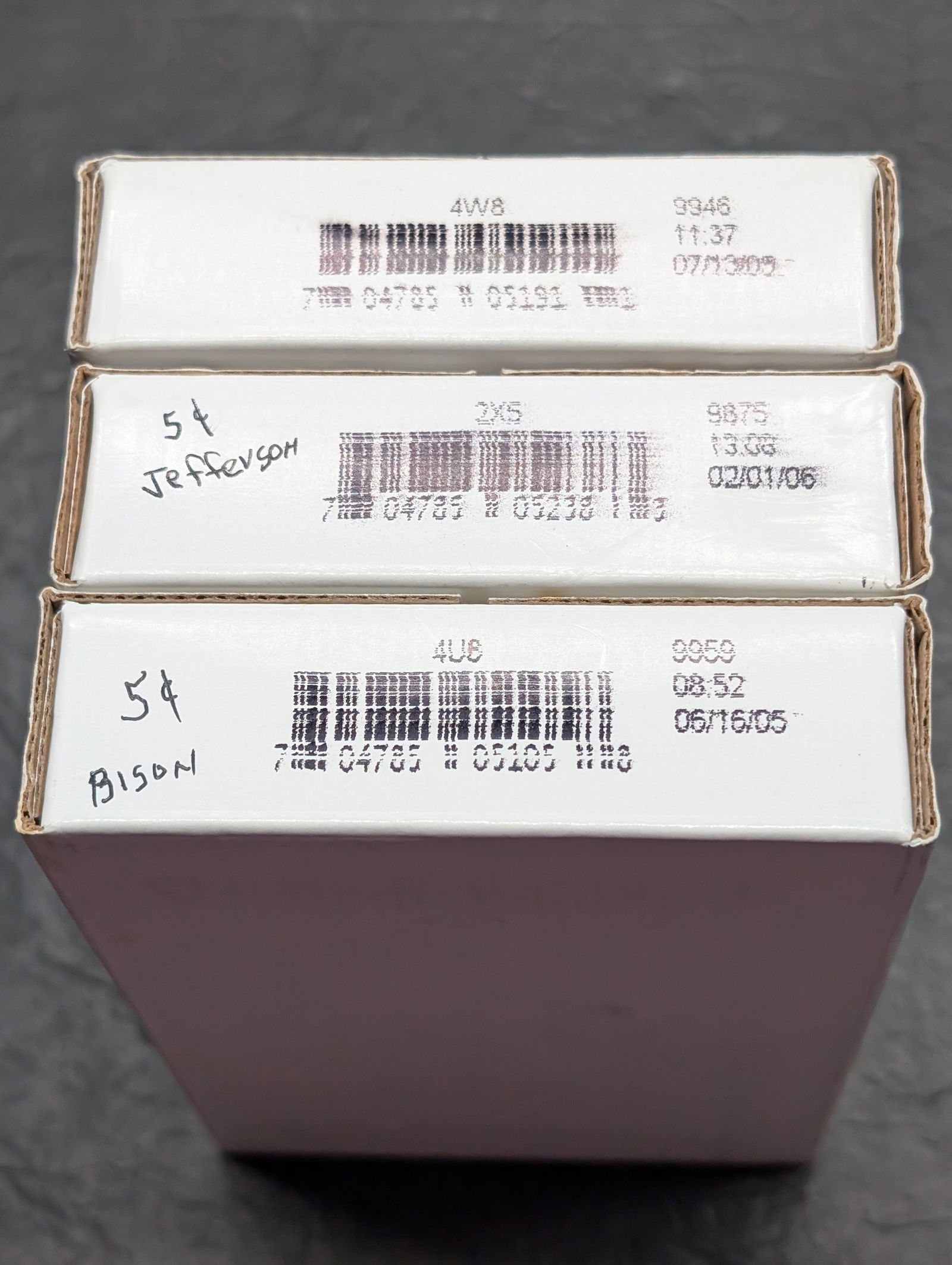 Partial Set of Westward Journey Nickels Collection - Full Rolls of P&D Mint in Original Mint Boxes (1 of 4)