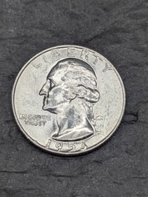 **GEM BU** 1953-D Washington Silver Quarter