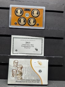 2013-S U.S. Mint Presidential $1 Coin Proof Set