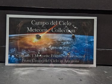 Collection of Meteorites from Campo del Cielo in Argentina - 4 Fragments