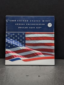 2008 P D & W U.S. Mint Annual Uncirculated Dollar Coin Set