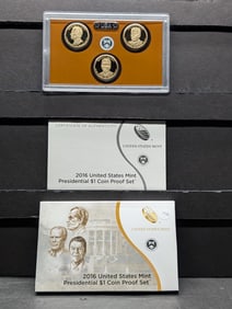 2016-S U.S. Mint Presidential $1 Coin Proof Set
