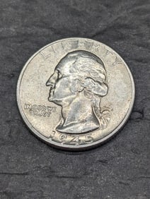 1945 Washington Silver Quarter