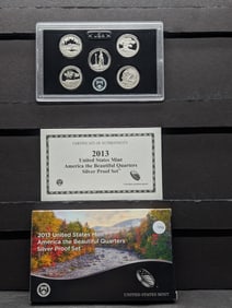 2013-S U.S. Mint America The Beautiful Quarters Silver Proof Set