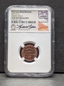 2010-D Lincoln Union Shield Nickel - NGC GEM UNC *First Year of Shield Reverse*