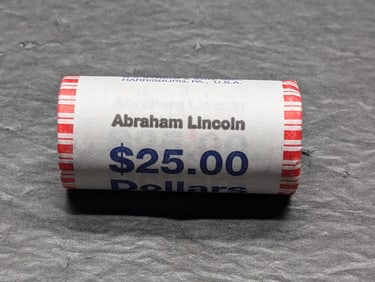 $25 Roll Of 2010 Abraham Lincoln Presidential Dollars