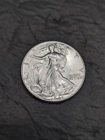 **BRILLIANT UNC** 1941 Walking Liberty Half Dollar