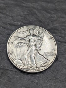 **UNC** 1940-S Walking Liberty Half Dollar