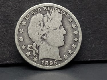 1895-O Barber Half. Good plus and very original. Find one!?