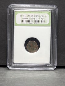 c. 330 AD Constantine the Great Era Roman Empire Coin