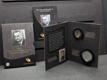 2015 Coin & Chronicles Set in OGP w/ COA - Lyndon B. Johnson