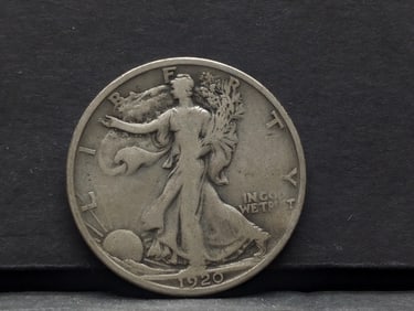 **VG+** 1920-S Walking Liberty Half Dollar