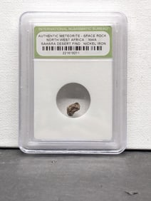 Authentic Meteorite Space Rock - North West Africa - Sahara Desert Find - Nickel Iron