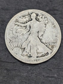 **AVERAGE CIRC** 1916-D Walking Liberty Half Dollar