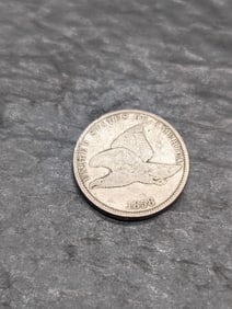 **FINE/VF** 1858 Small Letter Flying Eagle Cent