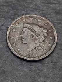 1837 Coronet Head Large Cent