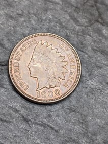 **AU/UNC** 1900 Indian Head Cent