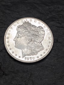 1879-S Morgan Silver Dollar Rev 78' **GEM BU**