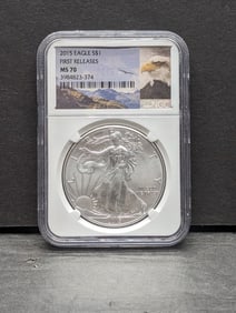 2015 American Silver Eagle - NGC MS70 *First Release*