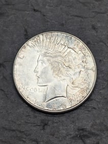 1928-S Peace Silver Dollar - AU/UNC - Better Date!