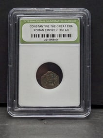 c. 330 AD Constantine the Great Era Roman Empire Coin
