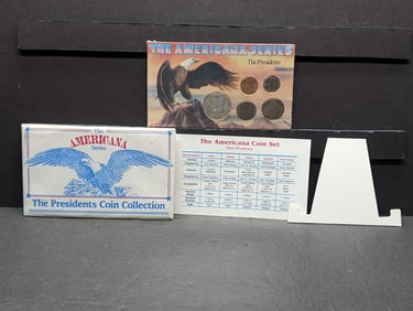 The Americana Series - The Presidents Coin Collection in Display w/ COA