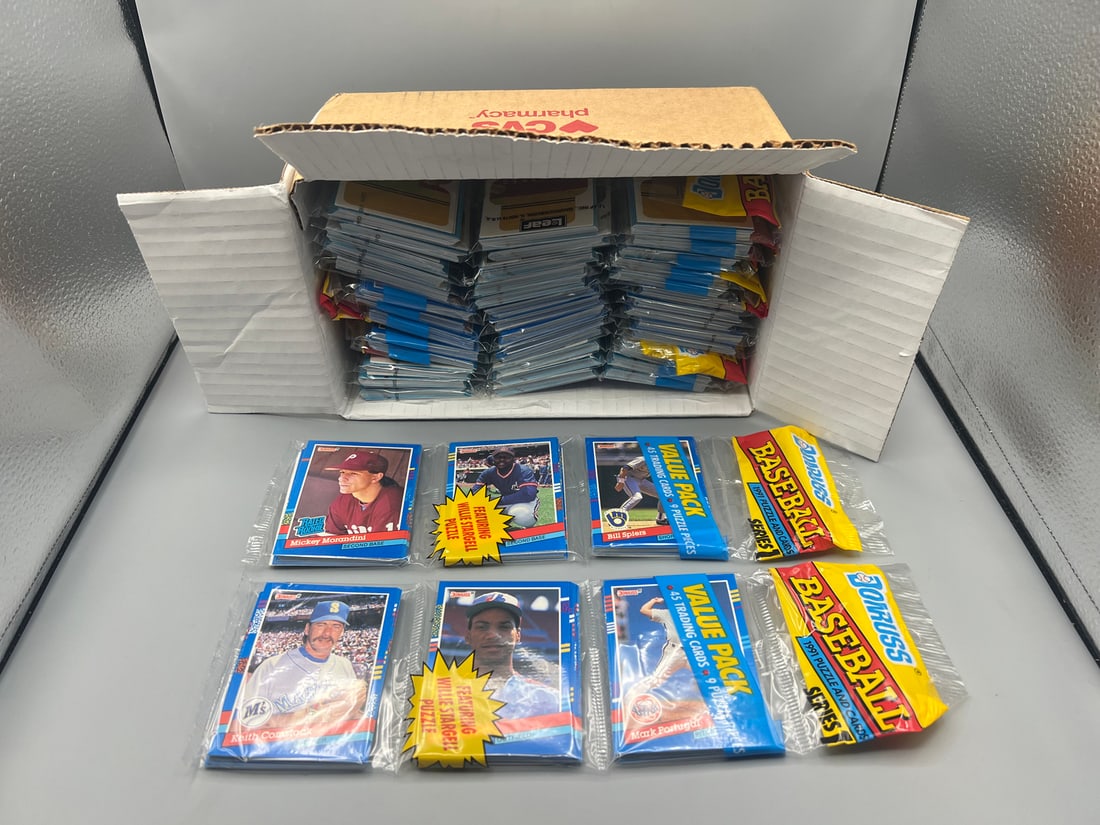 Lot of (15) 1991 Donruss Baseball Unopened Rack Packs (1 of 2)