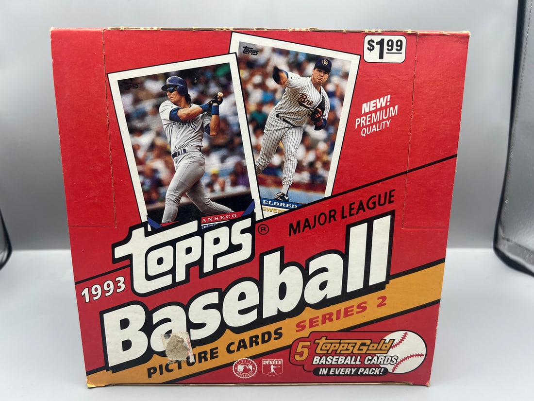 1993 Topps Series 2 Baseball Complete Cello Pack Wax Box (1 of 2)