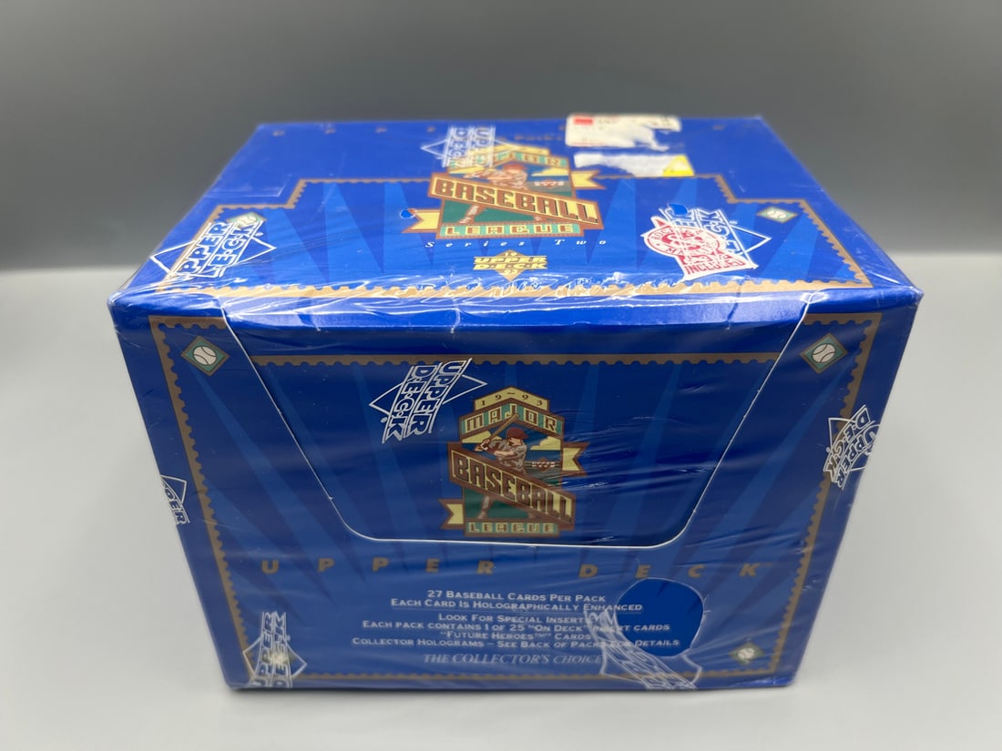 1993 Upper Deck Series 2 Baseball Sealed Wax Box - Possible Derek Jeter RCs (1 of 2)