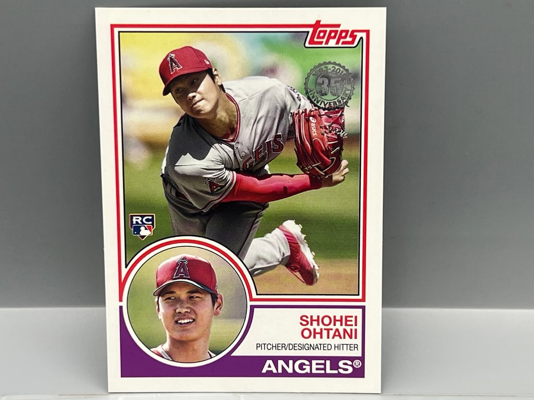 2018 Topps Update 83' Topps Shohei Ohtani RC #83-2: 2018 Topps Update 83' Topps Shohei Ohtani RC #83-2