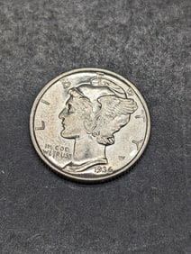 1936 Mercury Silver Dime **GEM BU**