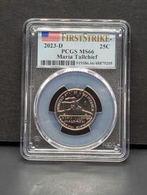 2023-D Maria Tallchief Quarter - PCGS MS66 *First Strike*