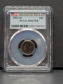 2023-D Roosevelt Dime - PCGS MS67 FB *Advanced Release*
