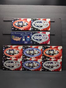 Lot of 10 Various Years Statehood Quarter Collections - Denver, Philadelphia & San Francisco Mint